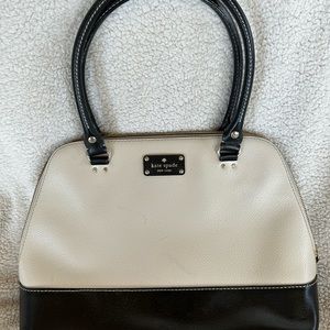 Kate Spade, black/cream coloured purse, excellent condition, hardly used